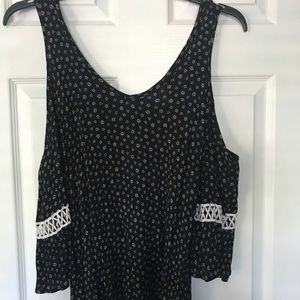 Blouse with Shoulder Cutouts